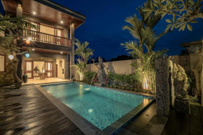 Ubud 2BR private villa with ricefield view